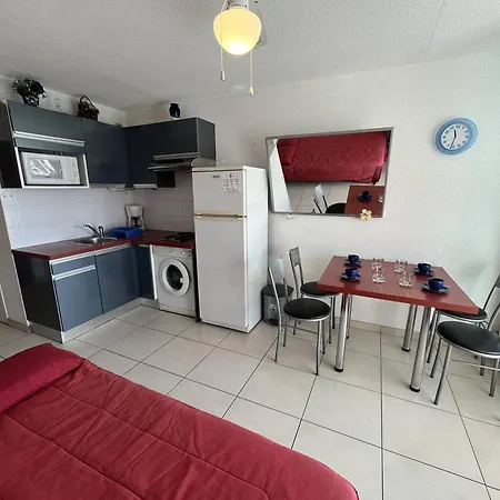 2 Pers Avec Terrasse Et Piscine Au Cap D'agde - Fr-1-249a-25 Agde